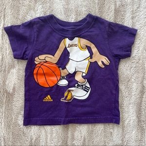 Lakers Basketball Toddler Tee by Adidas